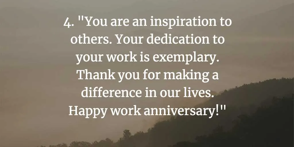message for colleague work anniversary