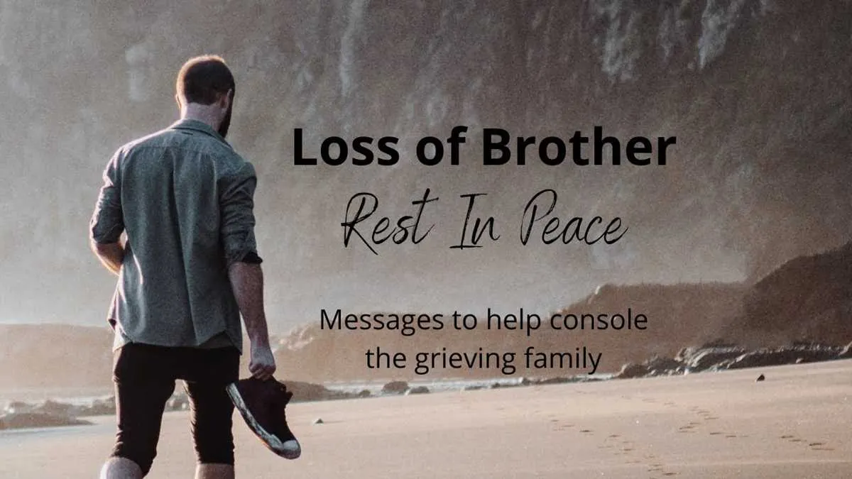 brother death anniversary message