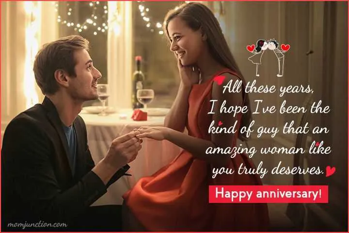 anniversary to wife messages