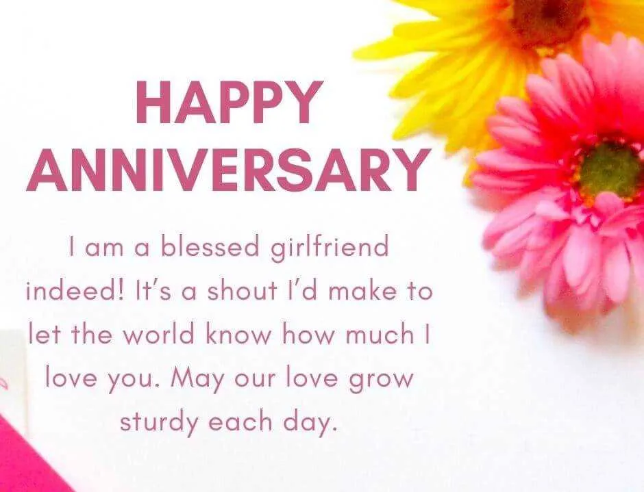 one year anniversary card messages for girlfriend