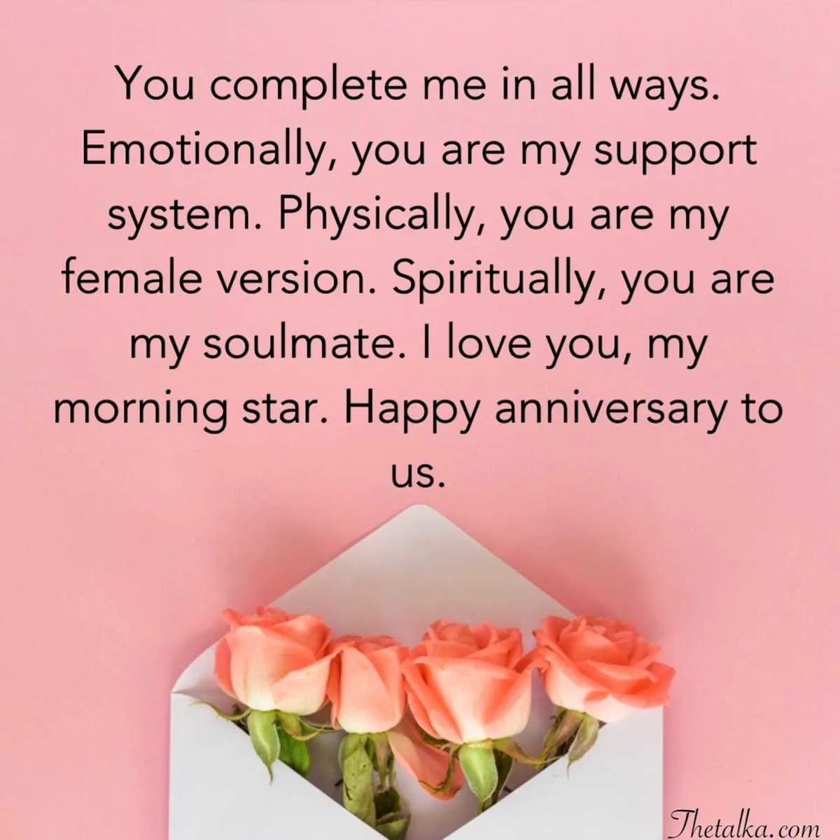 romantic anniversary message for her