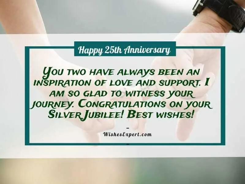 messages for 25th wedding anniversary