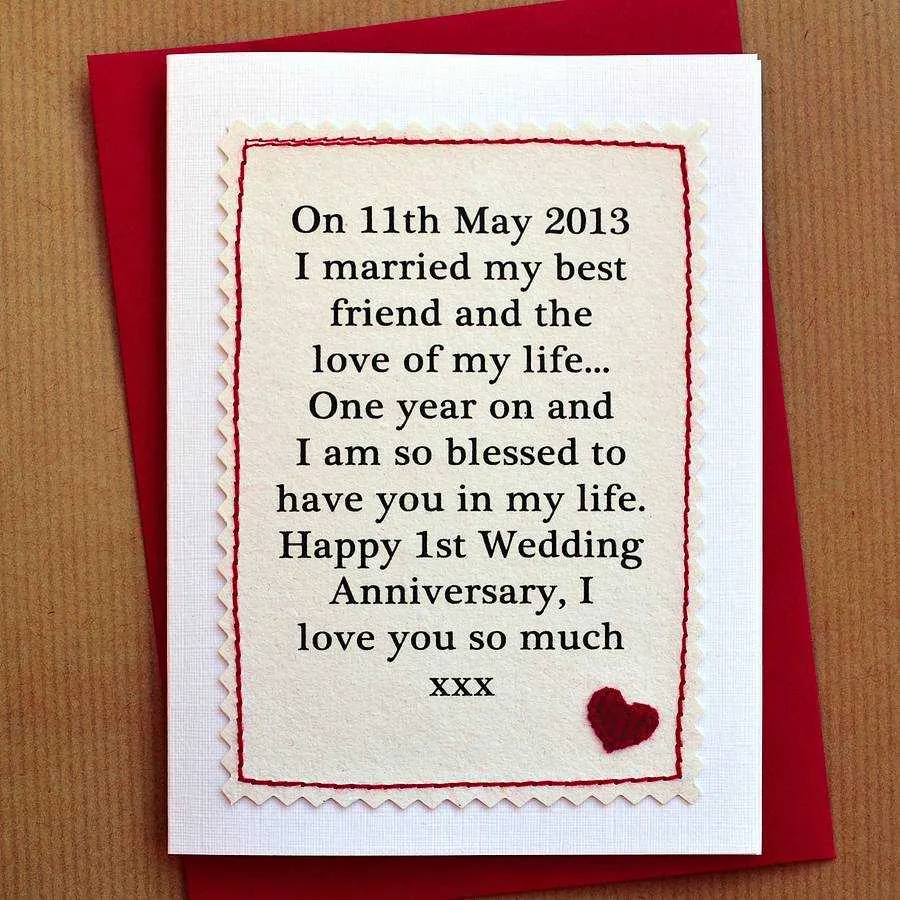 messages for anniversary cards husband