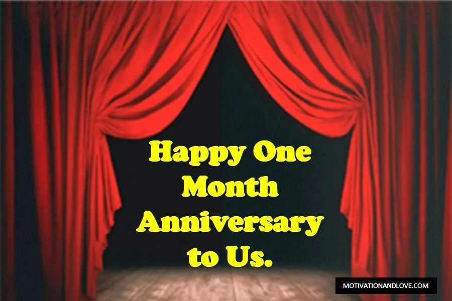 month anniversary messages