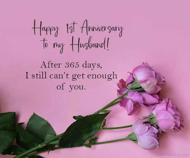 short sweet anniversary message for husband