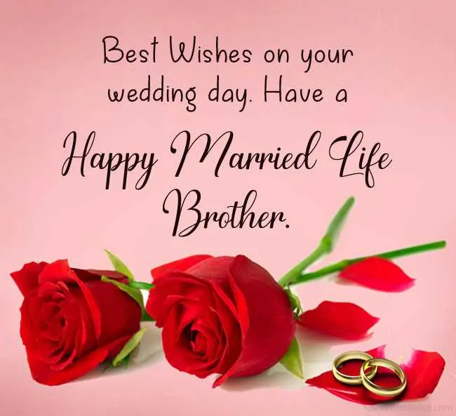 wedding anniversary message for brother