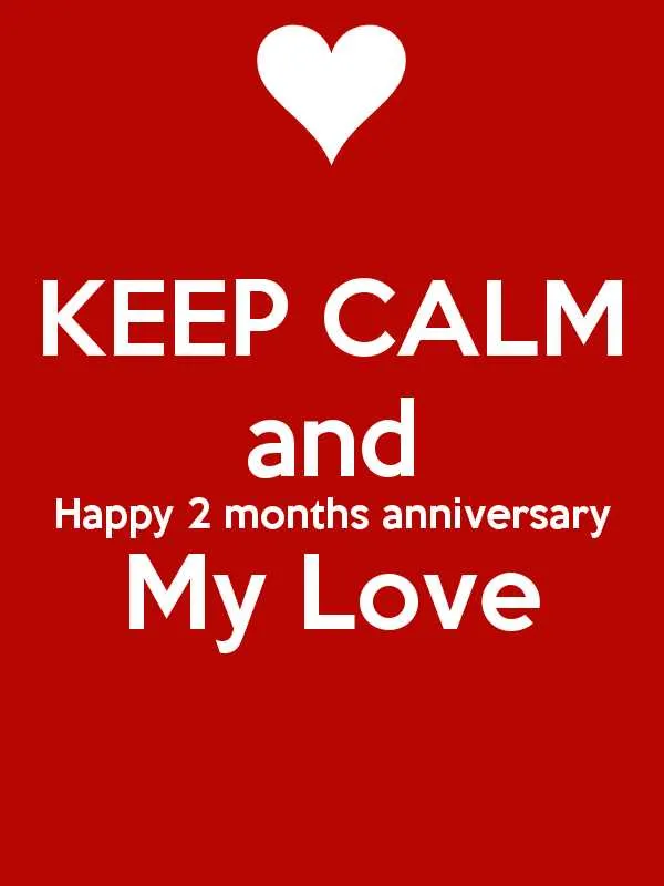 happy 2 months anniversary message