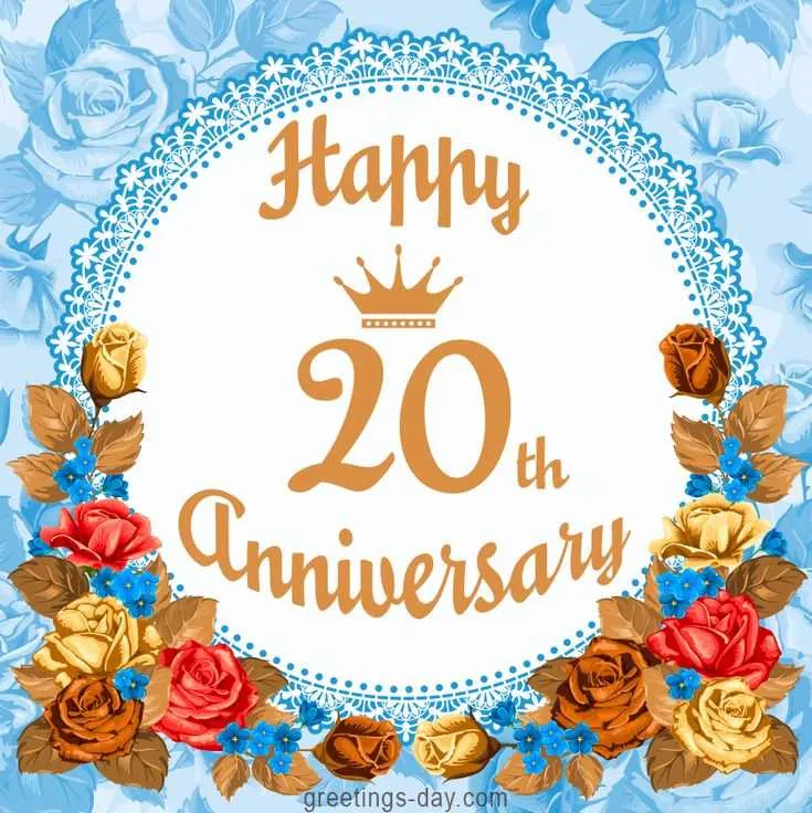 happy 20th anniversary message