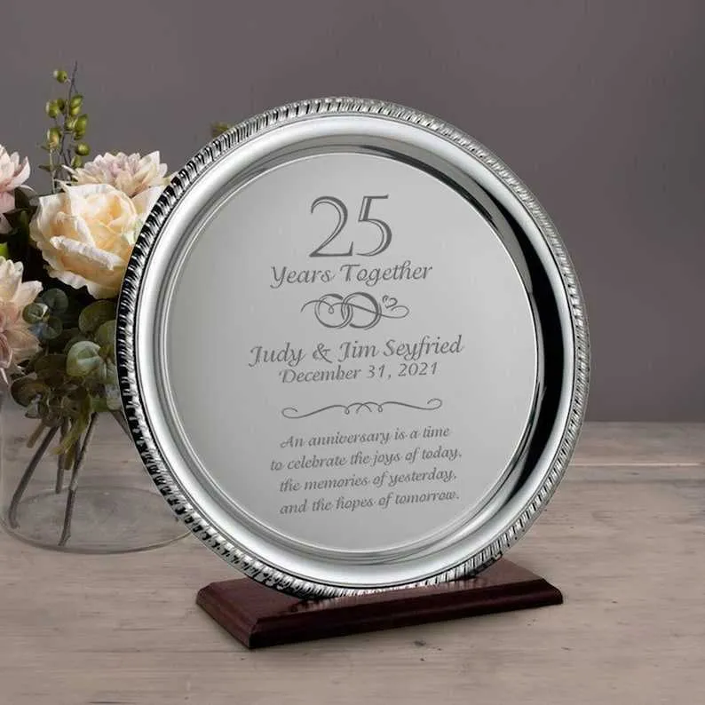 silver anniversary message for parents