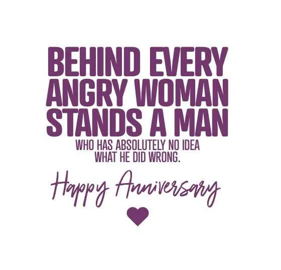 funny marriage anniversary message for husband