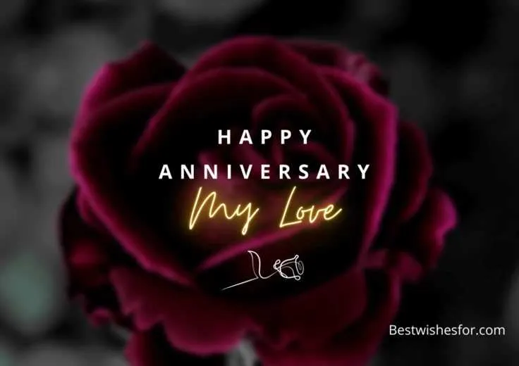 happy anniversary to my wife message