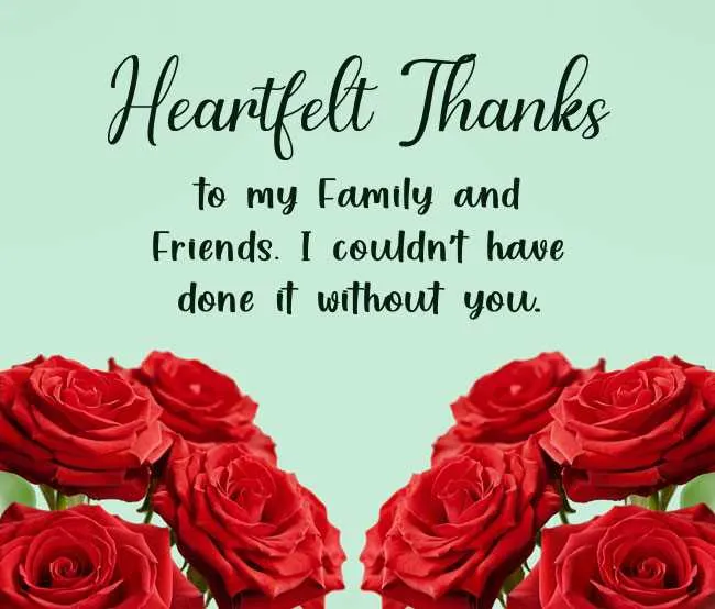 thank you anniversary message to family and friends