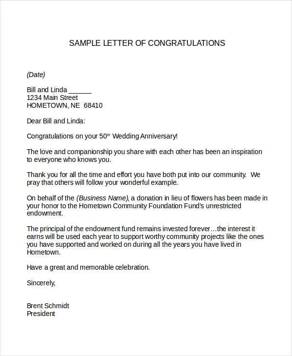 sample of congratulatory message for anniversary