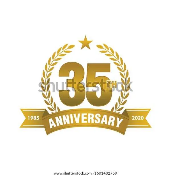 35 years anniversary message
