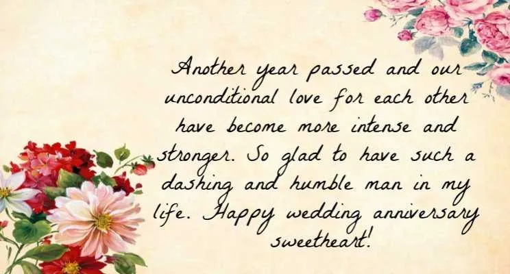 2nd wedding anniversary card messages