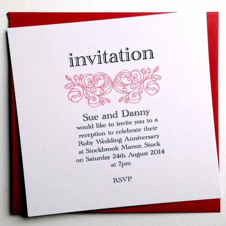 10th anniversary invitation message