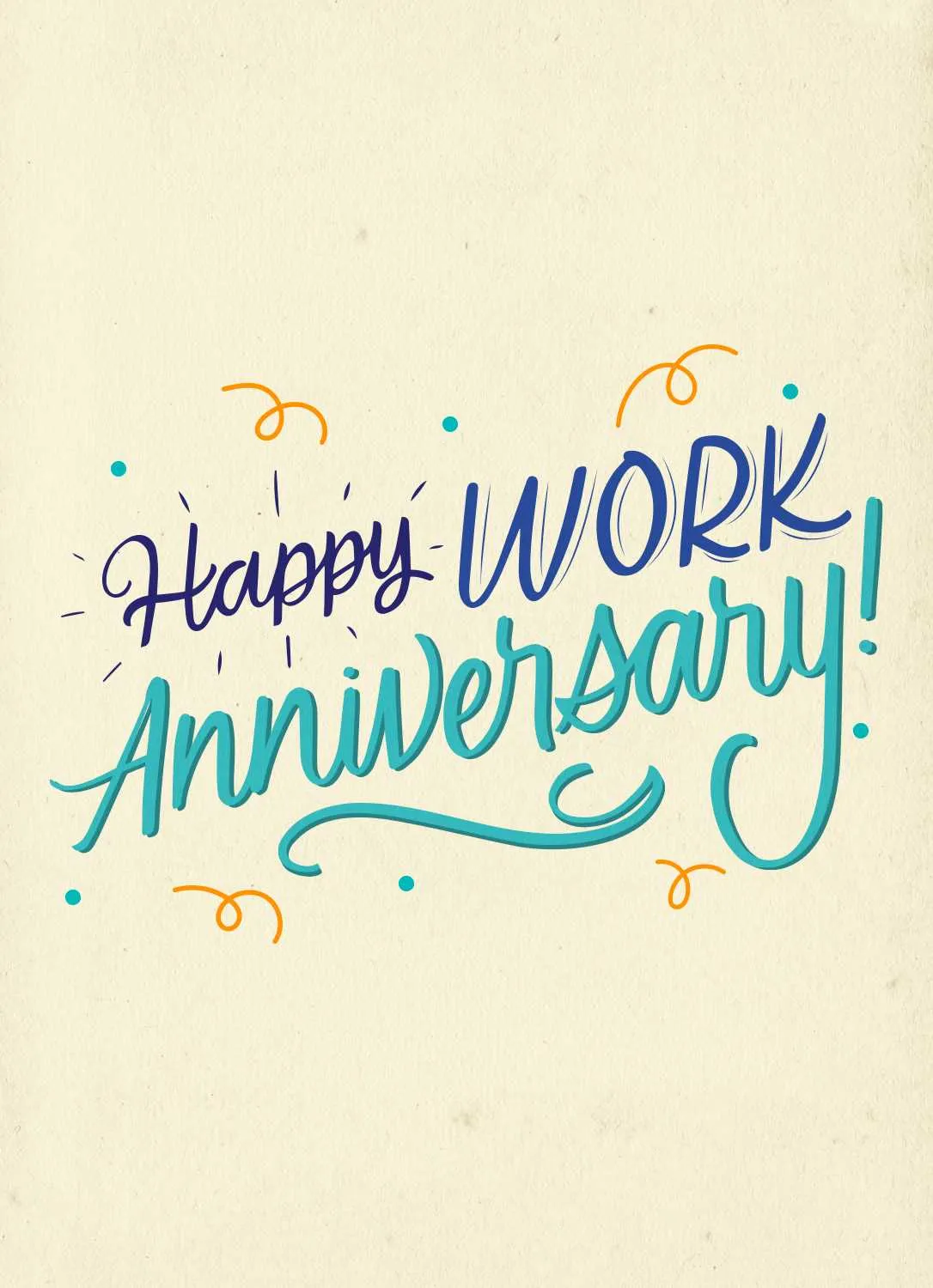 work anniversary thank you message