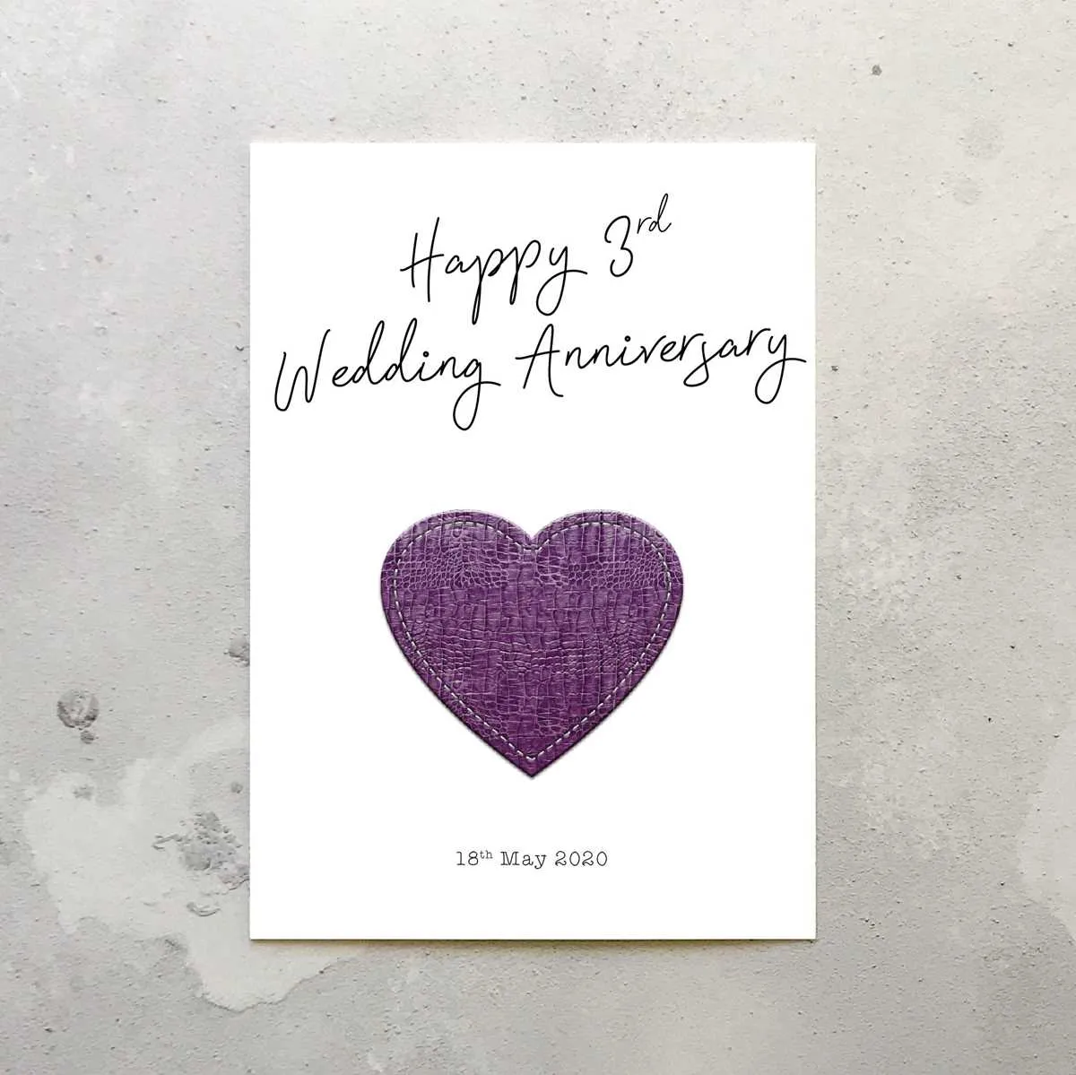 3rd wedding anniversary message for husband