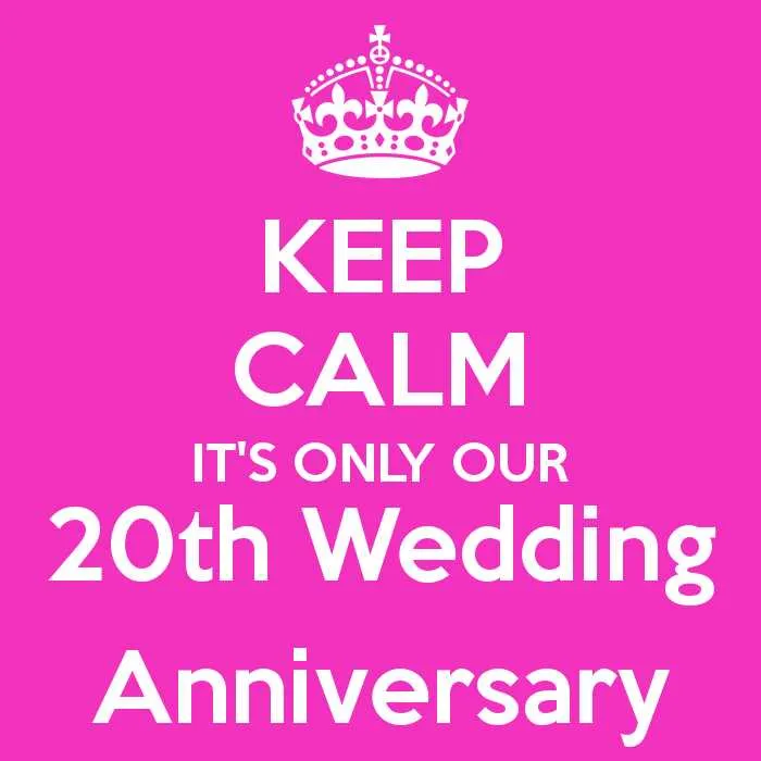 happy 20th work anniversary message