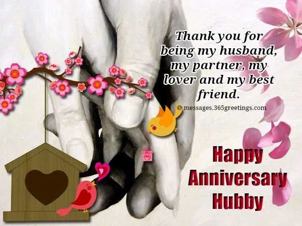 an anniversary message to my husband