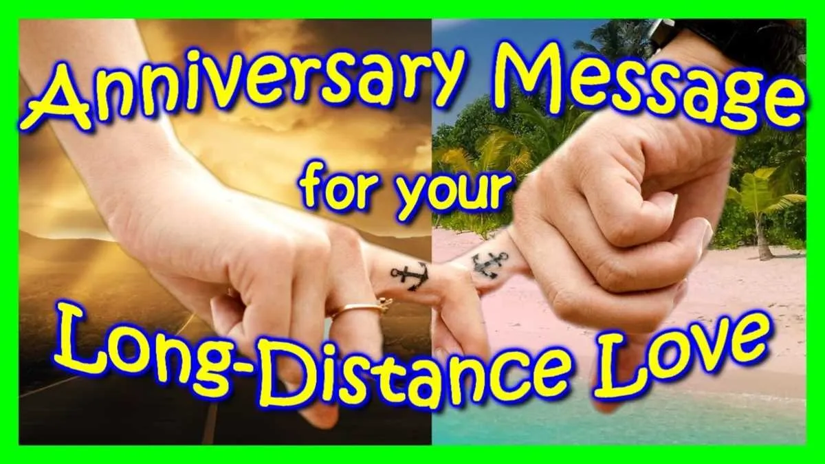 long distance wedding anniversary message for husband