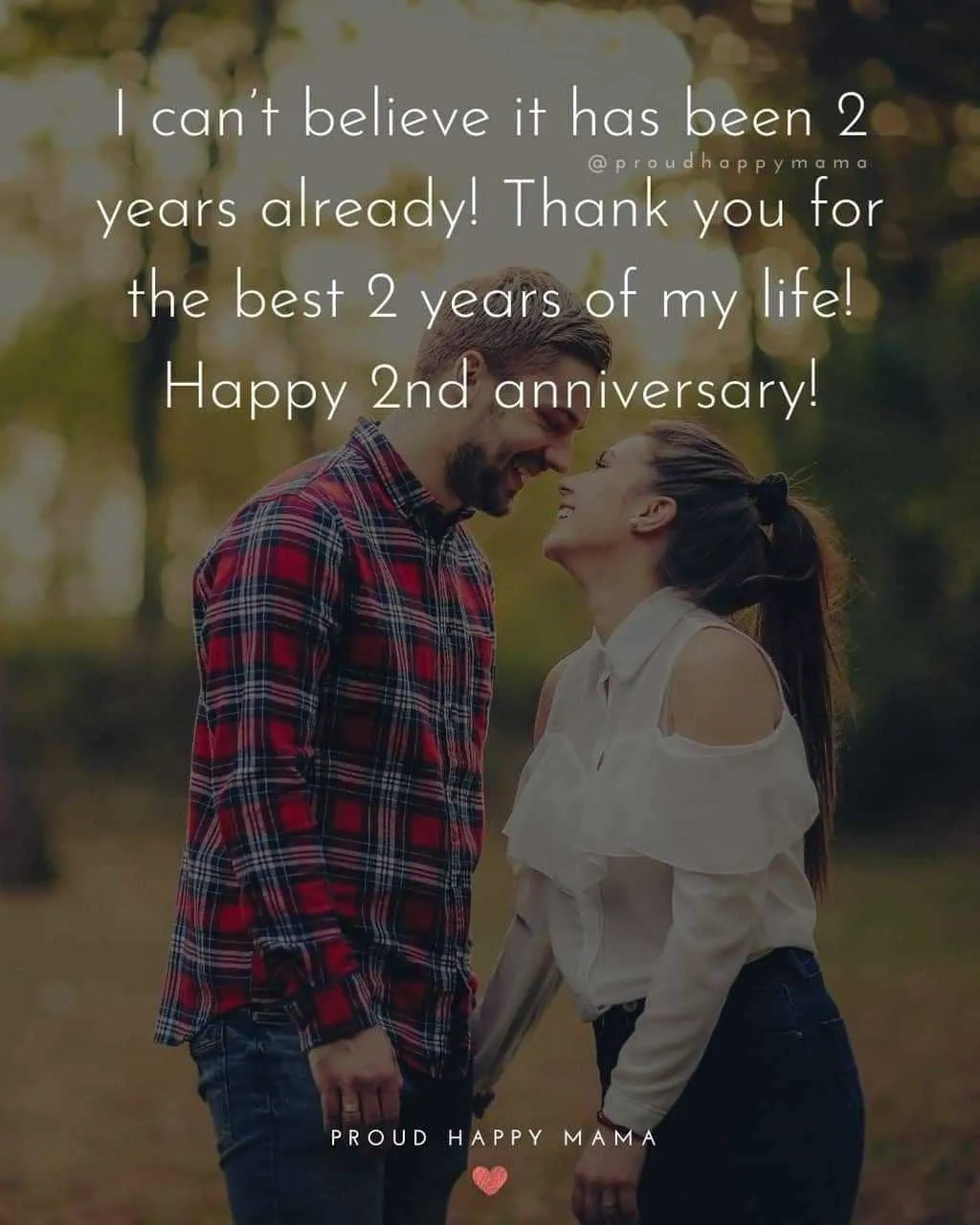 happy 2nd year anniversary message to my boyfriend