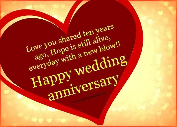 wedding anniversary message husband to wife