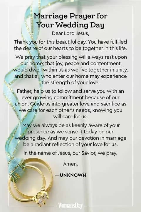 wedding anniversary prayer message