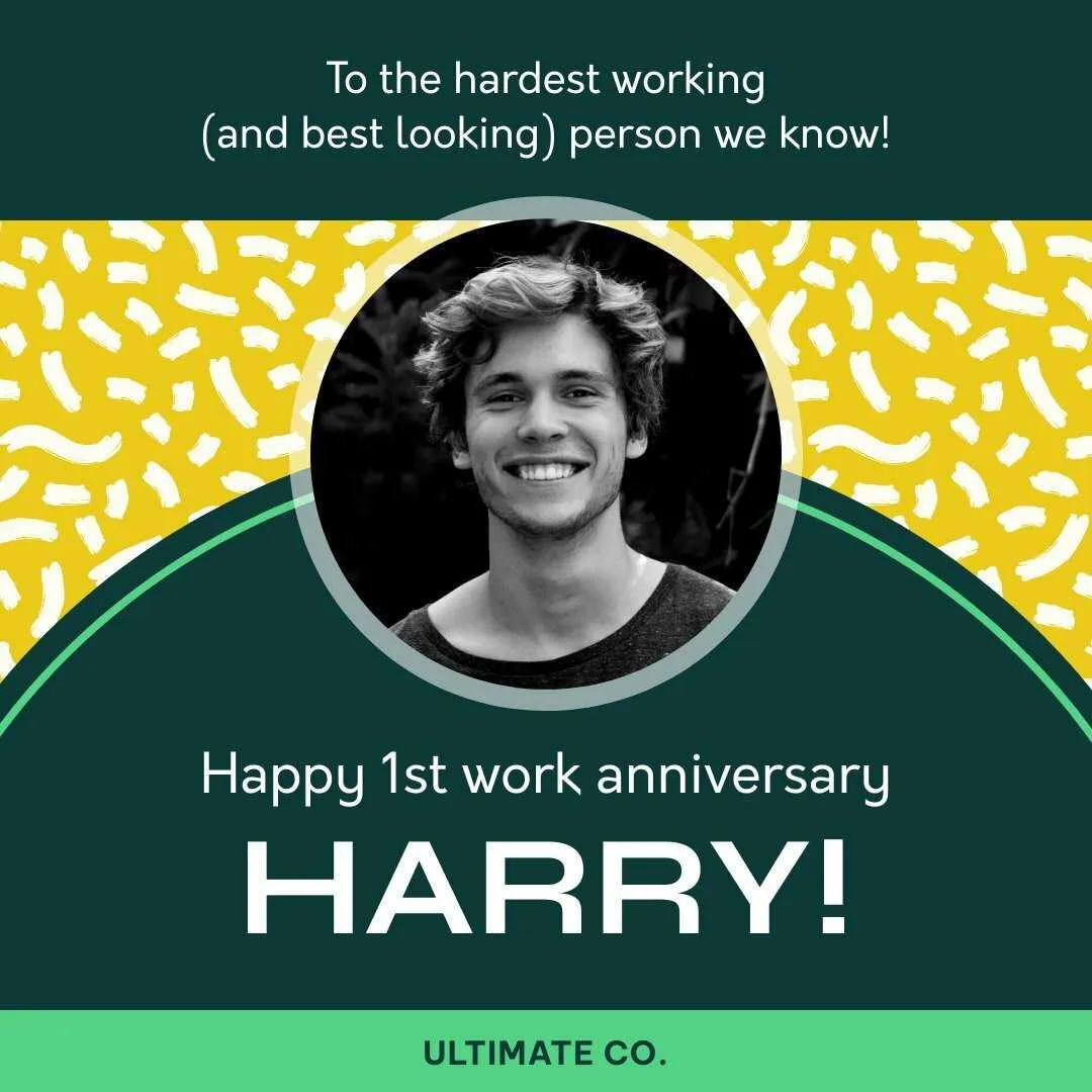 work anniversary messages coworker