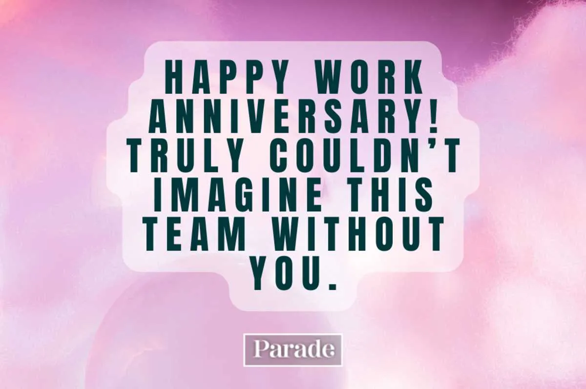 work anniversary messages for coworkers
