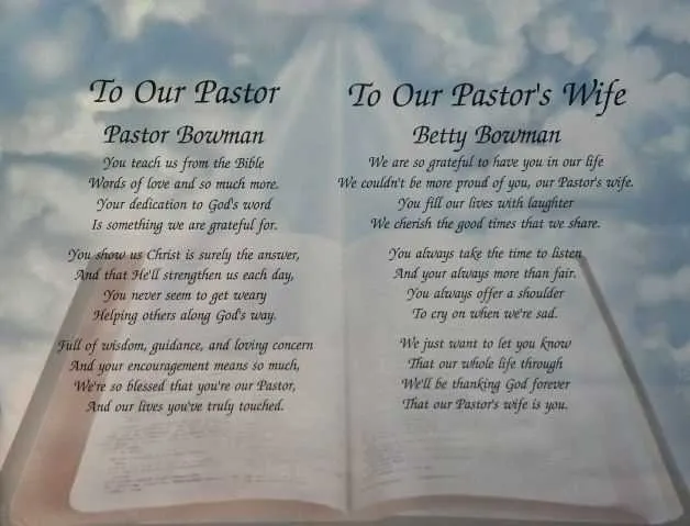 anniversary message to my pastor and wife