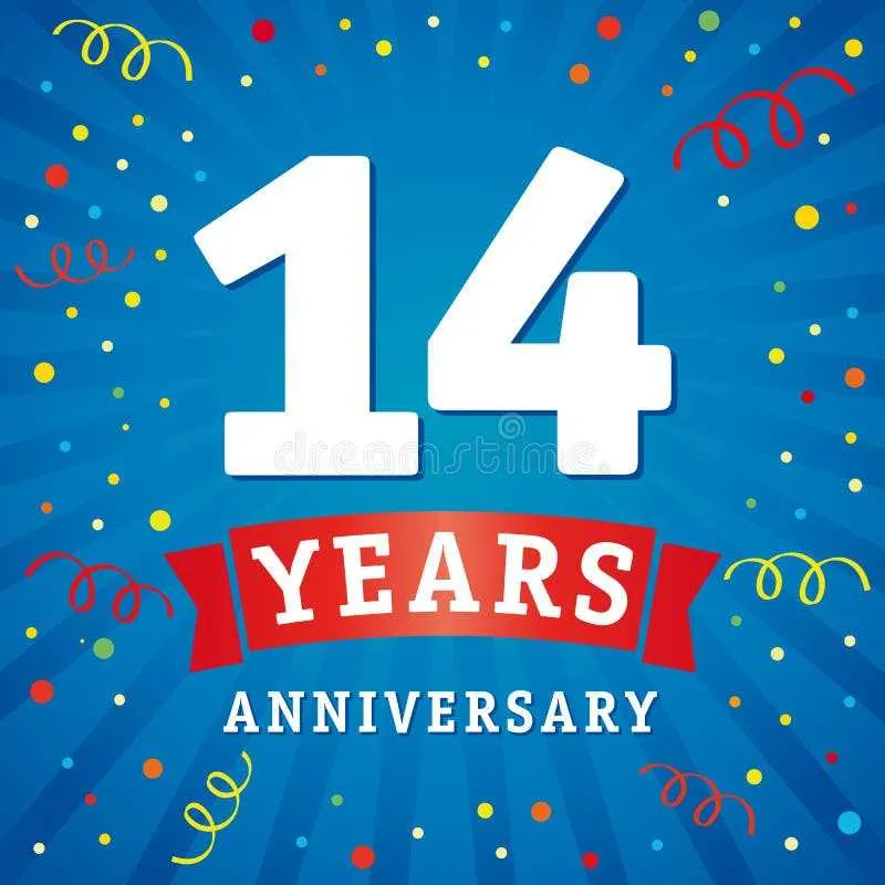 14 years anniversary message