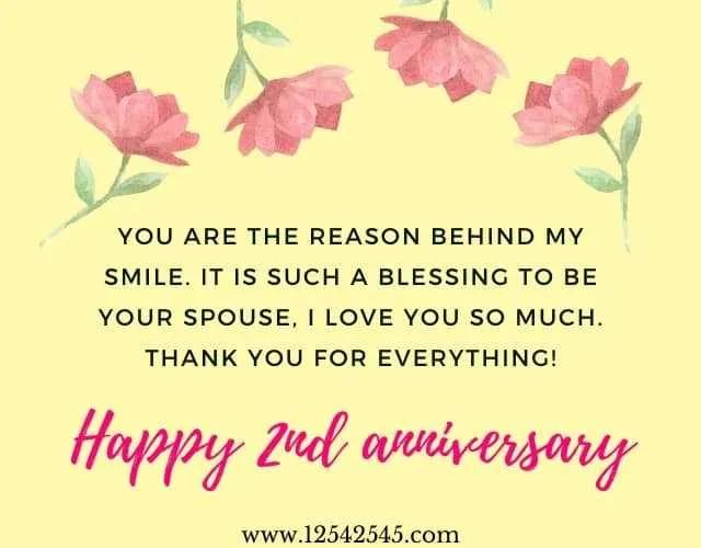 2 years marriage anniversary message