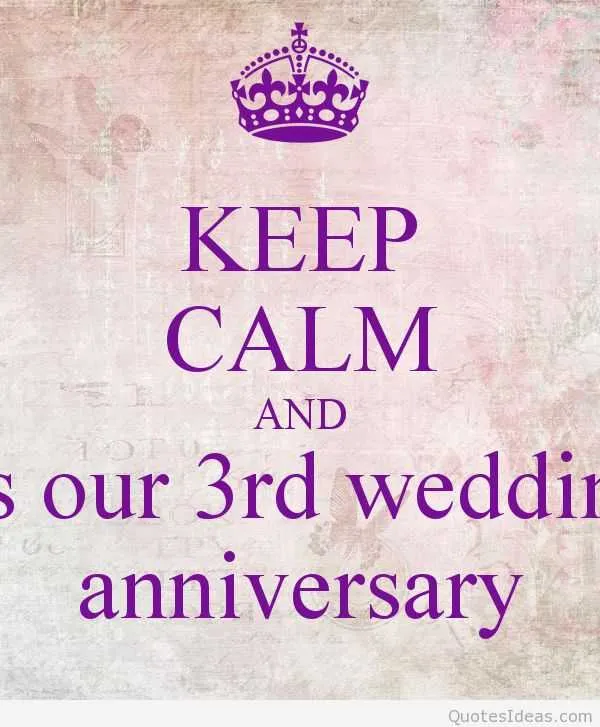 3rd marriage anniversary message